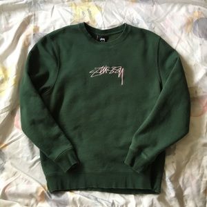 Stussy stock appliqué crew